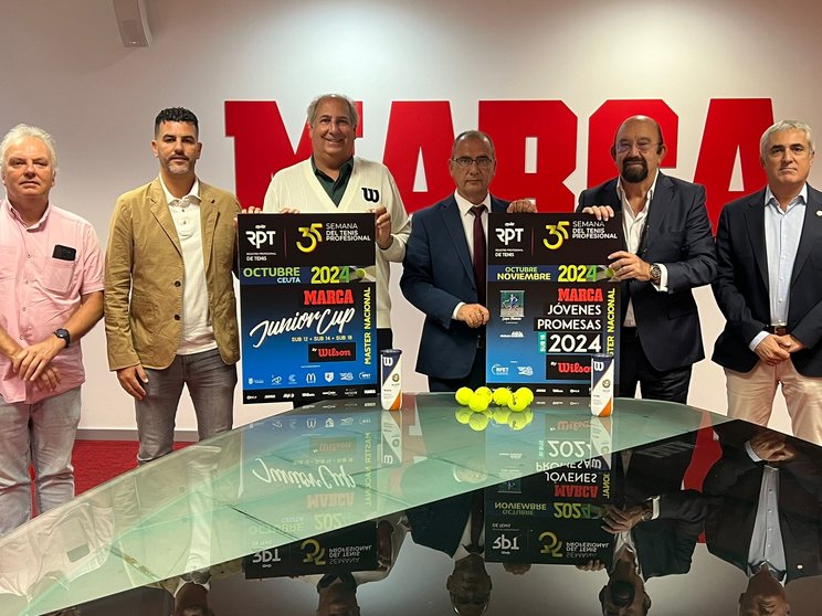 Presentado el master de tenis MARCA que se celebrará en Ceuta del 24 al 27 de octubre