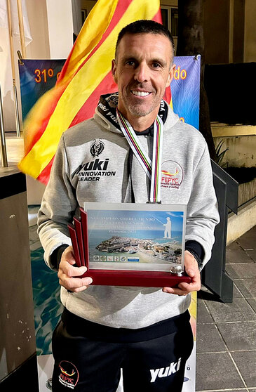 Rafael Molina, subcampeón del Mundo con España