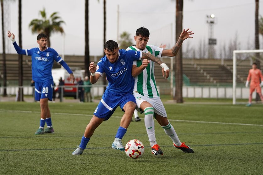 Una imagen del partido disputado este domingo en la Ciudad Deportiva del Córdoba